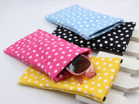 Diseñar el bolso impreso del algodón para las gafas de sol con el resorte plano D99