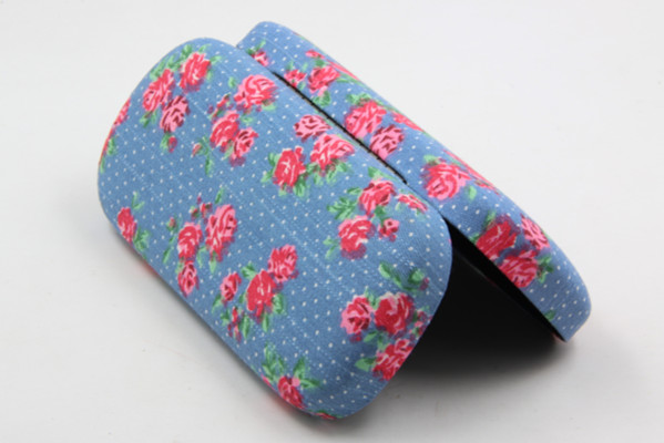 Gafas de sol case-3 del metal del dril de algodón I6402 Gafas de sol case-3 del metal del dril de algodón I6402